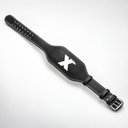 Leather Belt With 6 Padded