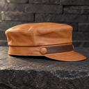 Vokre Greek Fisherman Leather Cap