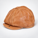 Vokre Heritage Leather Newsboy Cap
