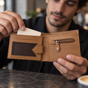 Vokre Fawn Leather Wallet