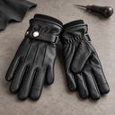 Vokre Full-Grain Leather Winter Gloves
