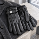 Vokre Full-Grain Leather Winter Gloves