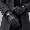 Vokre Full-Grain Leather Winter Gloves