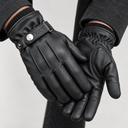 Vokre Full-Grain Leather Winter Gloves
