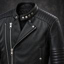 Vokre Classic Mens Leather Jacket