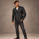 Vokre Classic Mens Leather Jacket