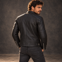 Vokre Classic Mens Leather Jacket